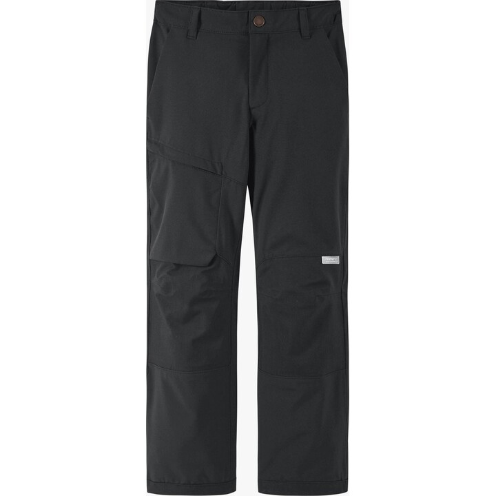 Calça infantil Reima Sampu - preta, tamanho: 122 x 128 cm
