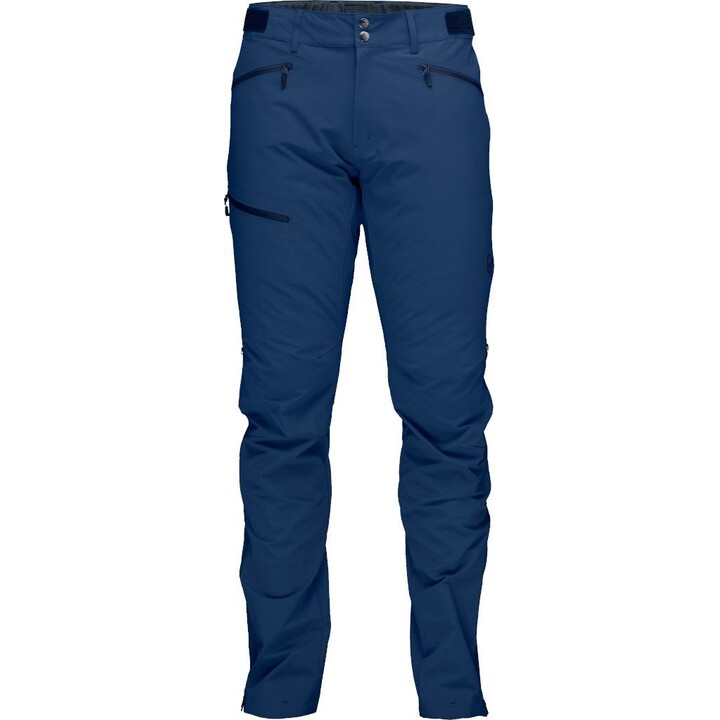Calça Norrona Falketind Flex1 - calça softshell na cor índigo noite, tamanho: G