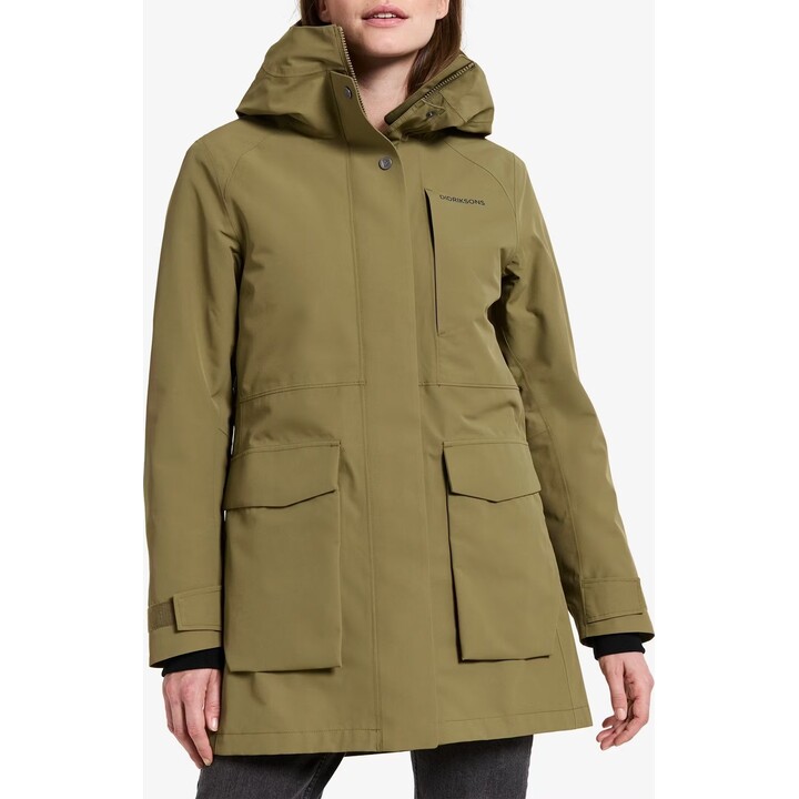 Parka Harriet de Didriksons - verde oliva, talla: m