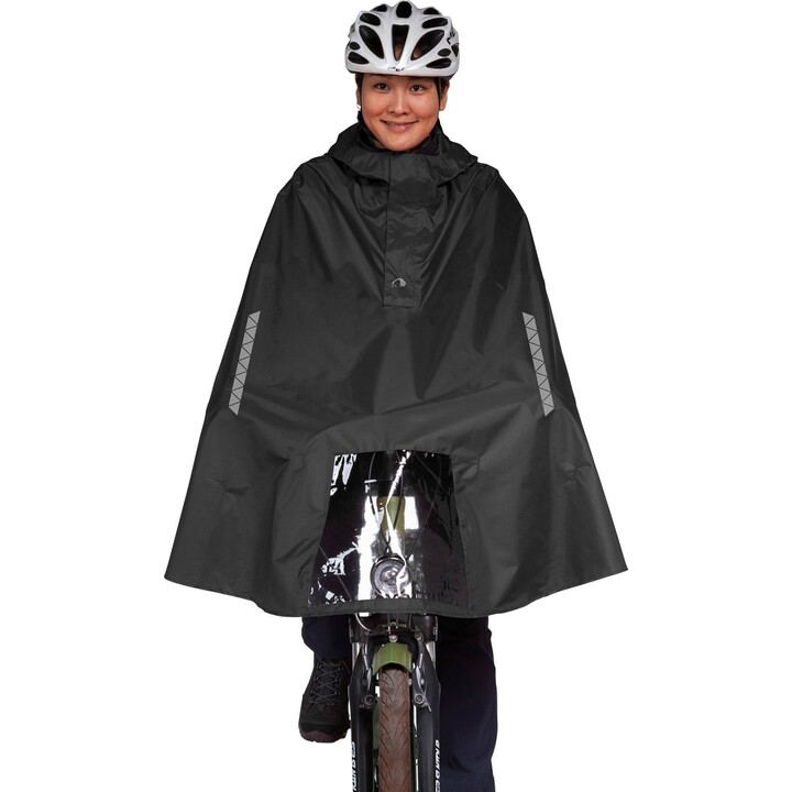 Poncho para bicicleta Tatonka - negro, talla: s