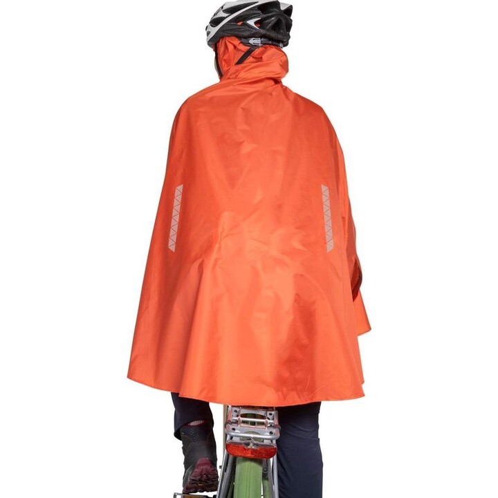Tatonka cycling poncho - orange red, size: s