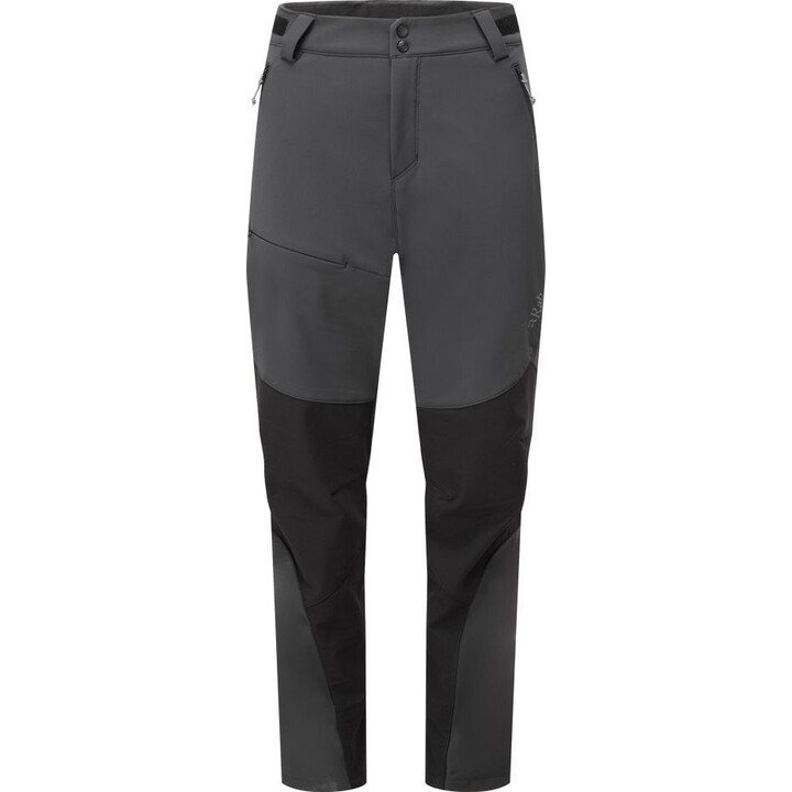 Calças de inverno Softshell Torque Rab para mulher preto M