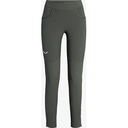 Salewa Agner Dst Tights Calças de escalada para mulher - Verde desbotado Tamanho: S