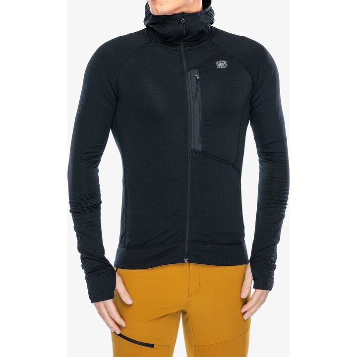 Sudadera con capucha de forro polar Turbat Ilma - negro azabache talla: s