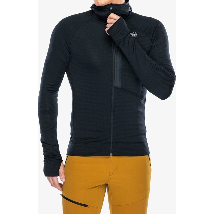 Sudadera con capucha de forro polar Turbat Ilma - negro azabache talla: s