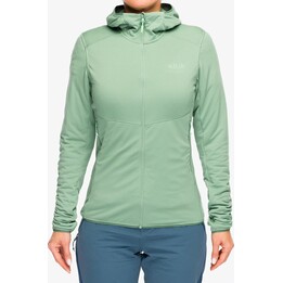 Sudadera con capucha Rab Evolute - verde higo oscuro talla: s