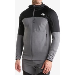 Casaco com capuz The North Face Polartec Powergrid Stormgap - tamanho pérola/preto: M