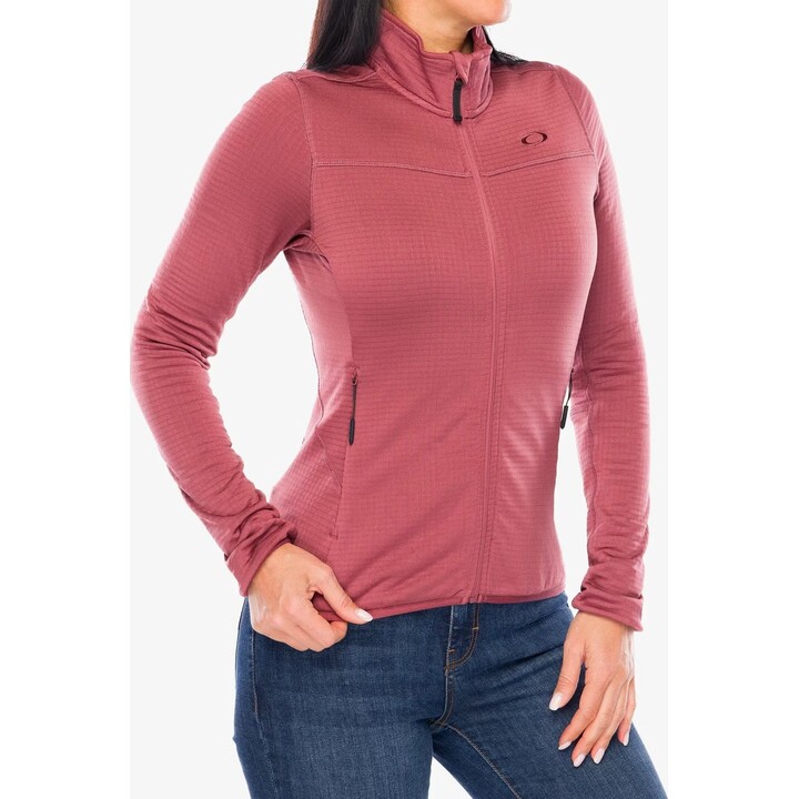 Sweat-shirt Oakley Canopy Full Zip pour femme - Rosewood Taille : S