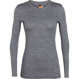 Bluza termoaktywna damska Icebreaker 200 Oasis L/S Crewe - grit rozmiar: xs