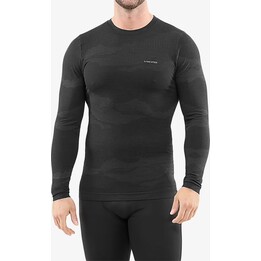 Camada de base Viking Gasher Sweatshirt termoactiva de manga comprida - Preto Tamanho: M