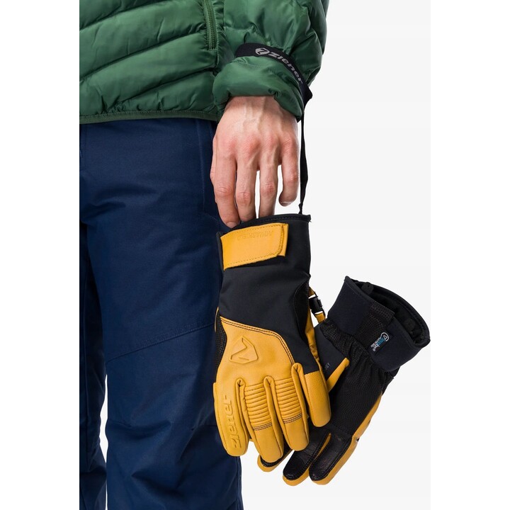 Gants de ski Ziener Ganzenberg AS AW - black/tan taille : xl
