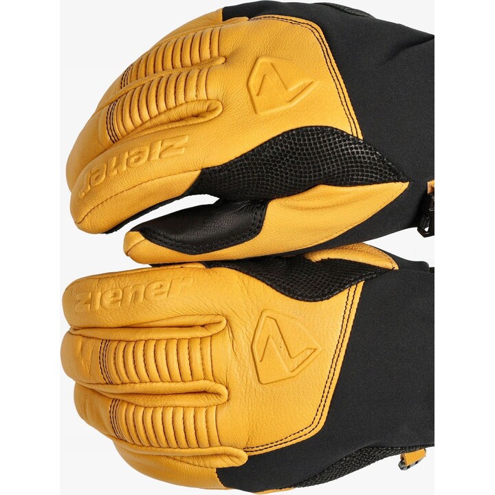 Gants de ski Ziener Ganzenberg AS AW - black/tan taille : xl