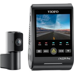 VIOFO A229 Pro Tele 4K + 2K WiFi GPS - Dashcam avec capteur Sony STARVIS 2 IMX678 de 8 MP