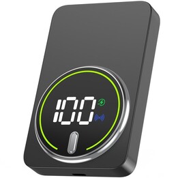 Power bank Leotec LEPOWW20W10K da 10000 mAh / 20 W / Wireless / Nero / Cavo USB Type-C incluso
