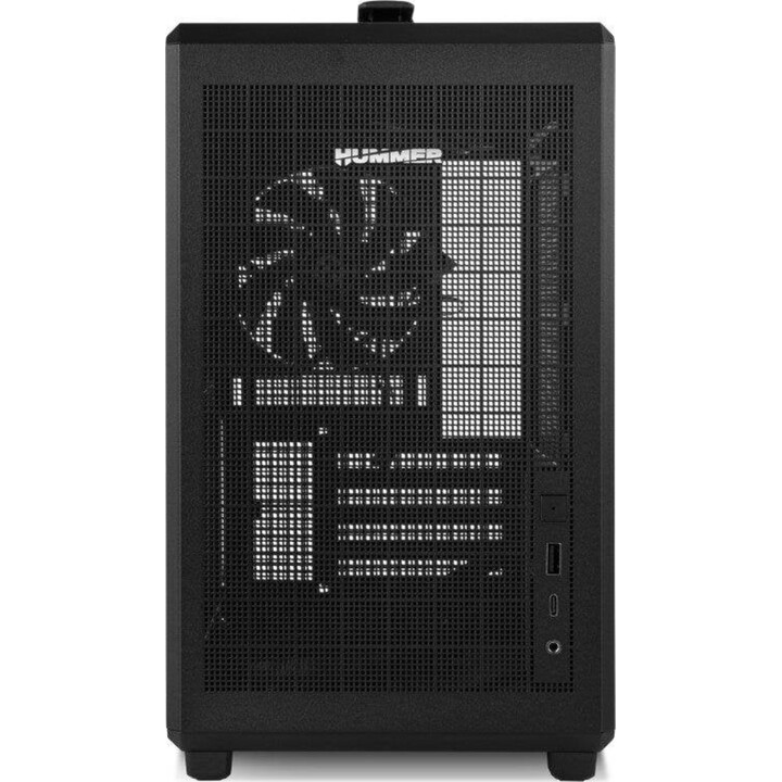 NOX Hummer Refresh Mini Tower M-ATX Mesh Black PC Case