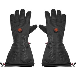 GLOVII Beheizte Skihandschuhe - Schwarz, Medium