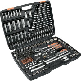 Jogo de chaves de 216 peças, 1/2", 3/8", 1/4" T58691 STHOR