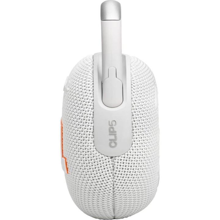 JBL Clip 5 Altoparlante ultraportatile, resistente all'acqua e alla polvere (bianco)
