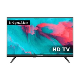 Televisore Kruger&Matz da 24" HD DVB-T2 H.265 HEVC 230/12V