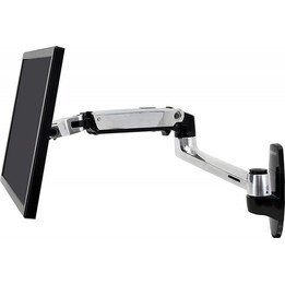 Ergotron 45-243-026 Lx LCD-Wandhalterungsarm, poliertes Aluminium