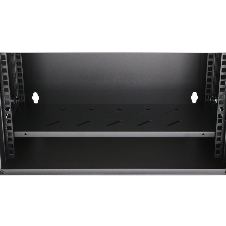 Extralink LITE 4U 530X400 ARMARIO RACK DE PARED NEGRO Estante montado en suelo/pared/independiente Negro