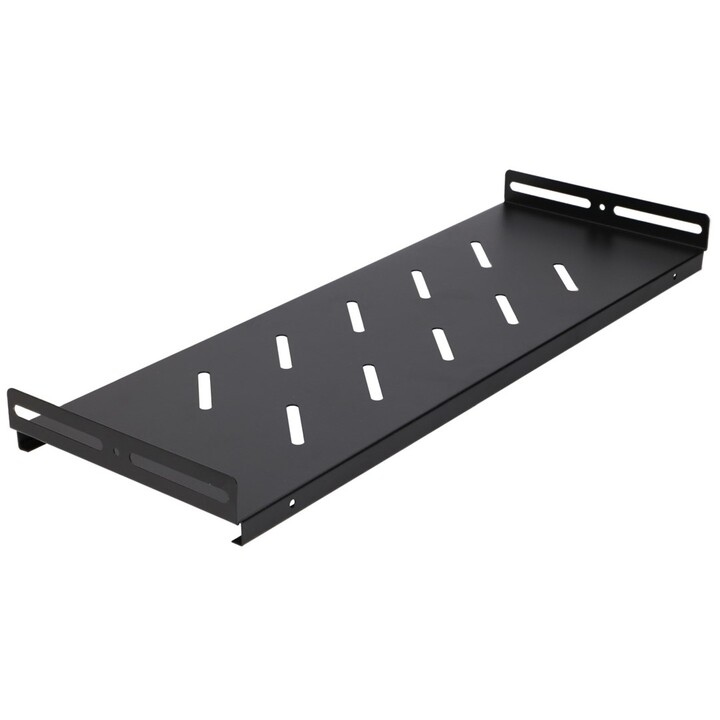 Extralink LITE 4U 530X400 ARMARIO RACK DE PARED NEGRO Estante montado en suelo/pared/independiente Negro