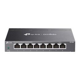 Switch Gigabit Ethernet non gestito TP-Link Omada DS108G (10/100/1000) Nero