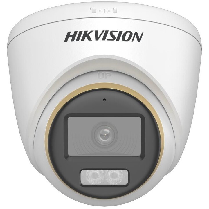 Hikvision Turbo HD avec ColorVu DS-2CE72DF3T-LSE(2.8mm) Tourelle Caméra de sécurité CCTV Intérieure et extérieure 1920 x 1080 pi