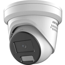 Câmera de vigilância Hikvision Pro Series com ColorVu DS-2CD2387G2H-LISU/SL(4MM)(EF) tipo turret para ambientes internos.