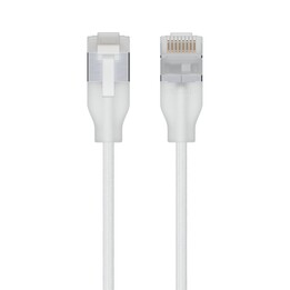 Cavo Ubiquiti UACC-Cable-Patch-EL-C6A-15M-W rosso traslucido, Cat6a bianco