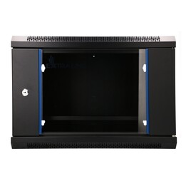 Extralink LITE 6U 530X400 WALL-MOUNTED RACKMOUNT CABINET BLACK Freistehendes/wand-/bodenmontiertes Regal Schwarz