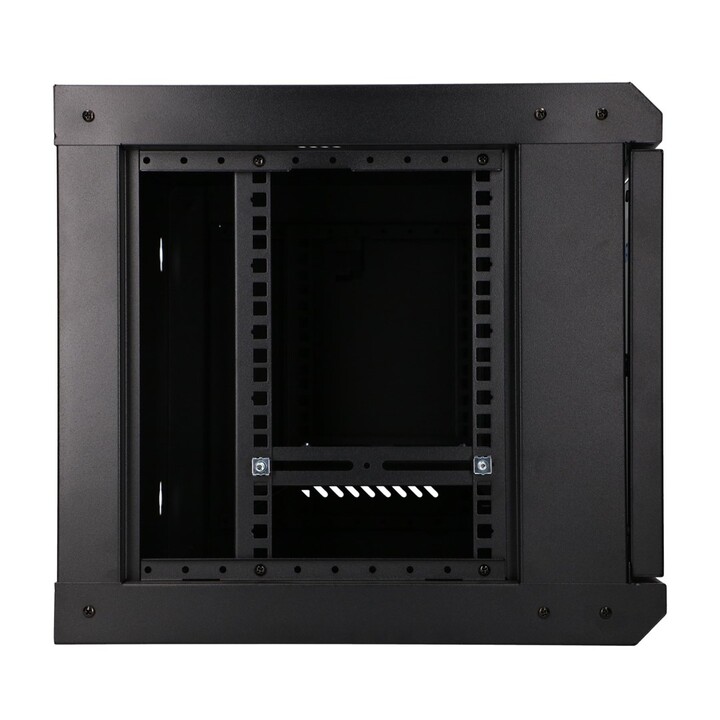 Extralink LITE 6U 530X400 ARMARIO RACK DE PARED NEGRO Estante montado en suelo/pared/independiente Negro