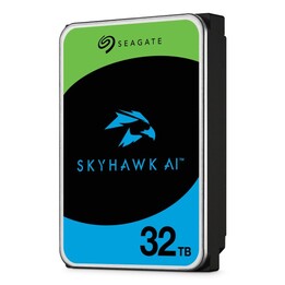 Disco rígido interno Seagate SkyHawk AI de 32 TB, 512 MB, 3,5", Serial ATA III