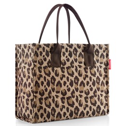Bolsa de compras Reisenthel® Daily Shopper Leo Macchiato, color marrón, 14,0 l