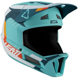Casco integral de ciclismo LEATT MTB Gravity 2.0 V25, talla L, color menta.