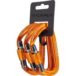 Zestaw karabinków Camp Orbit Lock 3 Pack - orange