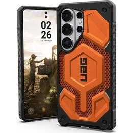 Urban Armor Gear Monarch Pro Mobile Phone Case 17.5 cm (6.9") Hard Shell Black, Orange