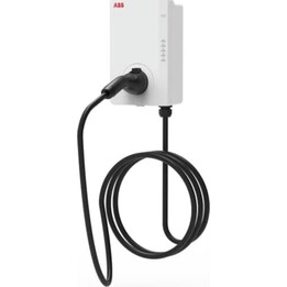 Estación de recarga ABB Terra AC W11-G5-R-V2-0 Terra AC wallbox de 11 kW, tipo 2, cable de 5 m, trifásica/16 A, con RFID, versió