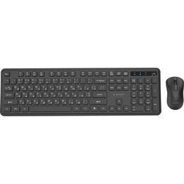 Gembird KBS-WPS-01-W Conjunto inalámbrico de escritorio Slim Pro Business, negro, diseño RU