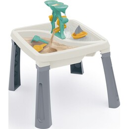 DOLU 3-in-1 Sand and Water Creative Table, Grey and White