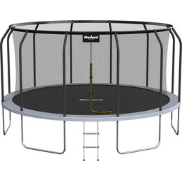 Cama elástica Rebel Active PRO de 366 cm (12 pés), rede e escada.