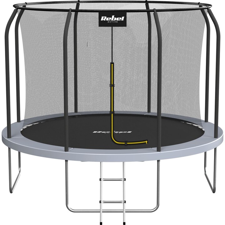 Rebel Active PRO 305cm (10ft) trampoline, net and ladder.