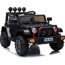 Luci a LED per auto Jeep BRD-7588 a batteria con telecomando e lettore MP3, nere, 4x4
