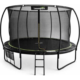 Cama LEAN trampoline de jardin avec filet intérieur, 366 cm, noir et vert