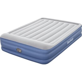 Colchão inflável Bestway 67630/23 de casal, azul e branco, unissex