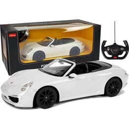 Porsche 911 Carrera S RC Remote Control Car Rastar White 1:12