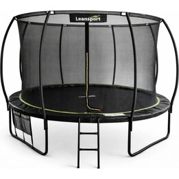 Trampolino da giardino Lean 29175 con rete interna, nero e verde, 487 cm (16 piedi)
