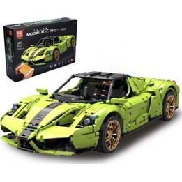 Mould King 13074 Ferrarirs Enzo Coche de bloques verde