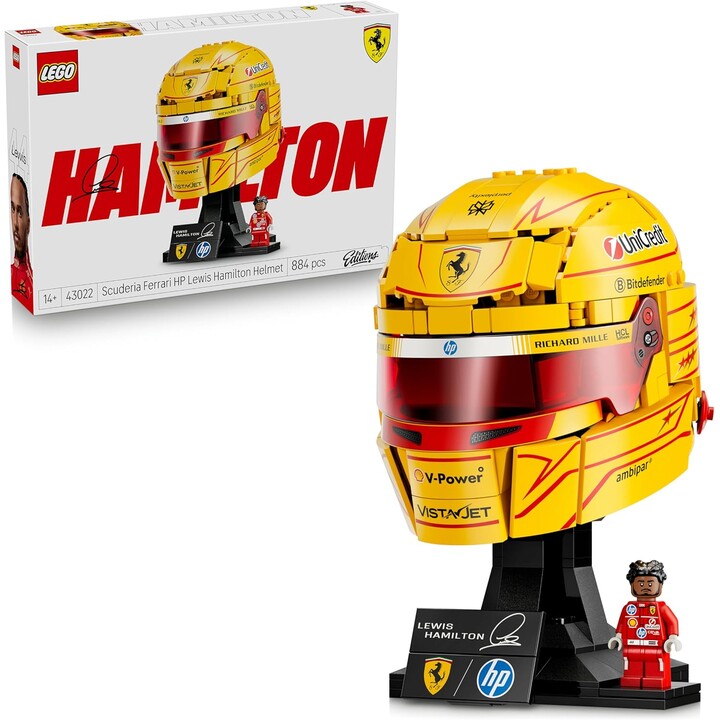 LEGO EDITIONS 43022 Capacete Scuderia Ferrari HP Lewis Hamilton