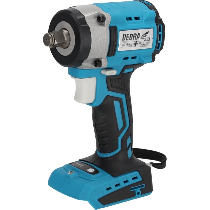 DEDRA DED7153 Avvitatore a impulsi compatto senza spazzole da 18 V, 350 Nm, 1/2".